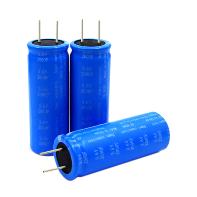Double Electric Radial Layer Farad Capacitors Battery 3.6v 2000f