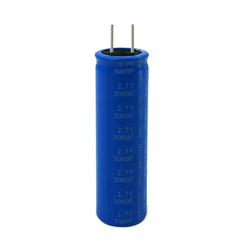 Home Solar Power Super Capacitor Battery 2.7V 3000F Portable Radial Type