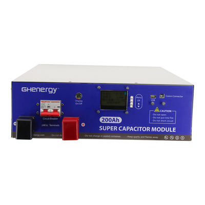 BMS Multipurpose 48V Ultracapacitor Module , 100ah Graphene Supercap Module
