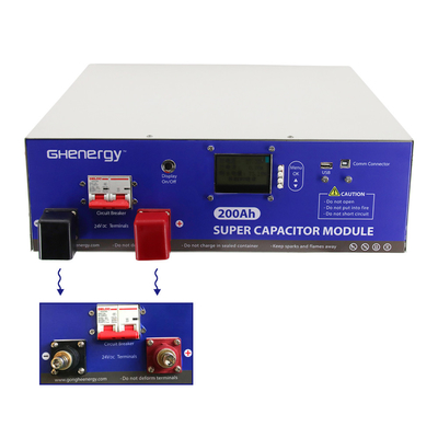 BMS Multipurpose 48V Ultracapacitor Module , 100ah Graphene Supercap Module