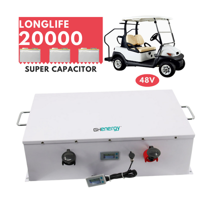 Super Capacitor Bank 48v 5250wh Golf Cart Battery Long Range Long Cycle Life