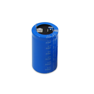 2.7V 500F Lug Super Start Supercapacitor Cell 35x65mm Environmentally Farad Run