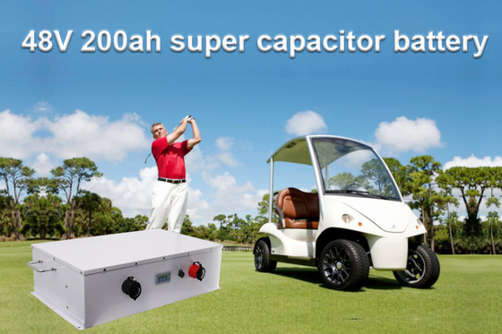 Super Capacitor Battery Module For Golf Cart 48v 200ah With Custom Color Capacity