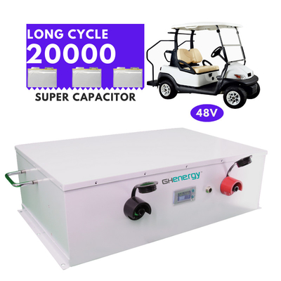 Golf Cart Supercapacitor Battery 48v 2100wh Graphene Super Capacitor Battery