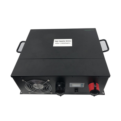 Deep Cycle 3900WH Telecom Battery Systems Black Color Renewable