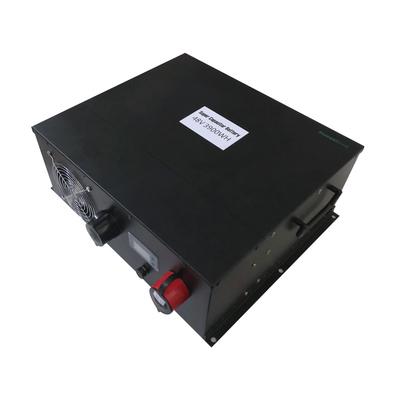 Deep Cycle 3900WH Telecom Battery Systems Black Color Renewable