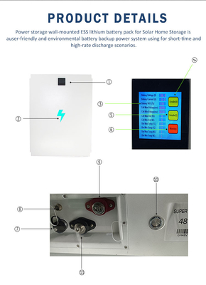 Lithium Battery Solar System For House 20kw 30kw 40kw Practical