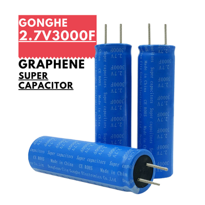 18650 2.7v 3000f Graphene Supercapacitor Battery For Solar Energy Collecting