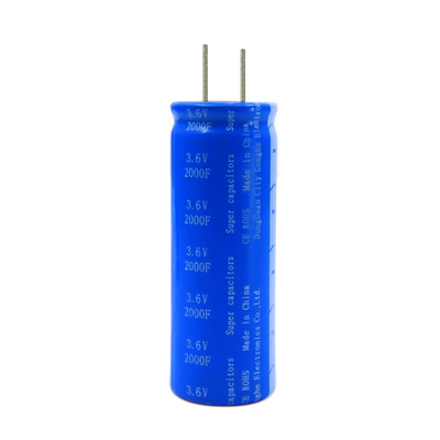 Double Electric Radial Layer Farad Capacitors Battery 3.6v 2000f