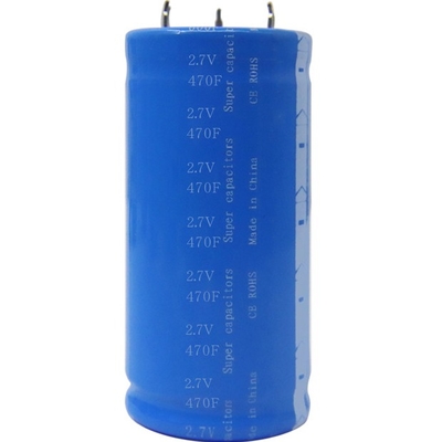 Small Volume Ultra Capacitors 2.7V 470F High Power 35x62mm Not Easy To Explode