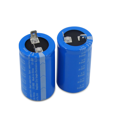Through Hole Super Capacitor Batteries Lug 2.7 Volt 500 Farad Replace