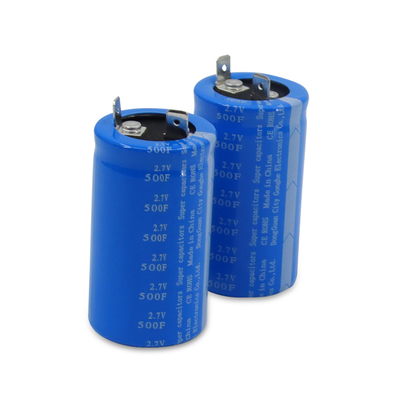 Through Hole Super Capacitor Batteries Lug 2.7 Volt 500 Farad Replace