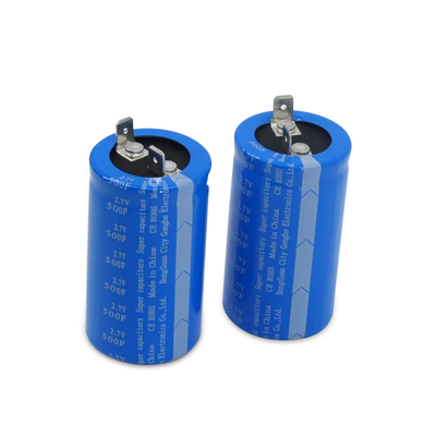 RoHS Snap In Supercapacitor Cell 2.7 Volt 500 Farad Replace Batteries