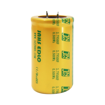 Automotive Super Capacitor Battery 2.7V 500F 35x65mm Durable