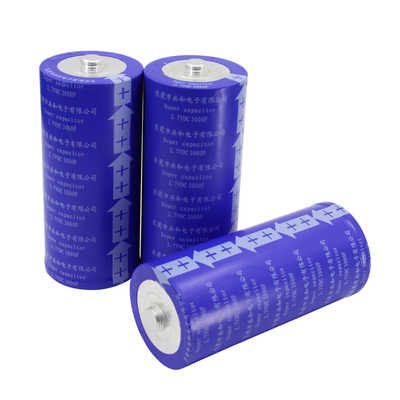 60x136mm Super Capacitor Battery 2.7V 3000F No Explosion Practical